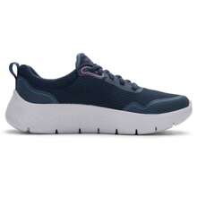 Skechers 女士舒适休闲步行运动鞋，Go Walk Flex 一脚蹬运动鞋 124977-NVLB - 海軍藍色/淺藍色 - 查看 2