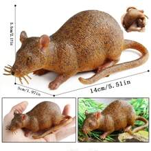 1 件昆虫与海洋生物逼真的柔软挤压玩具模型,缓解压力的挤压玩具包括蚂蚁、狗、蜗牛、苍蝇、蚱蜢、蝙蝠、螳螂、海象、章鱼、海豚,由 TPR 材料制成 - 圣诞节、万圣节、生日装饰的完美礼物 - 彩色 - 查看 11