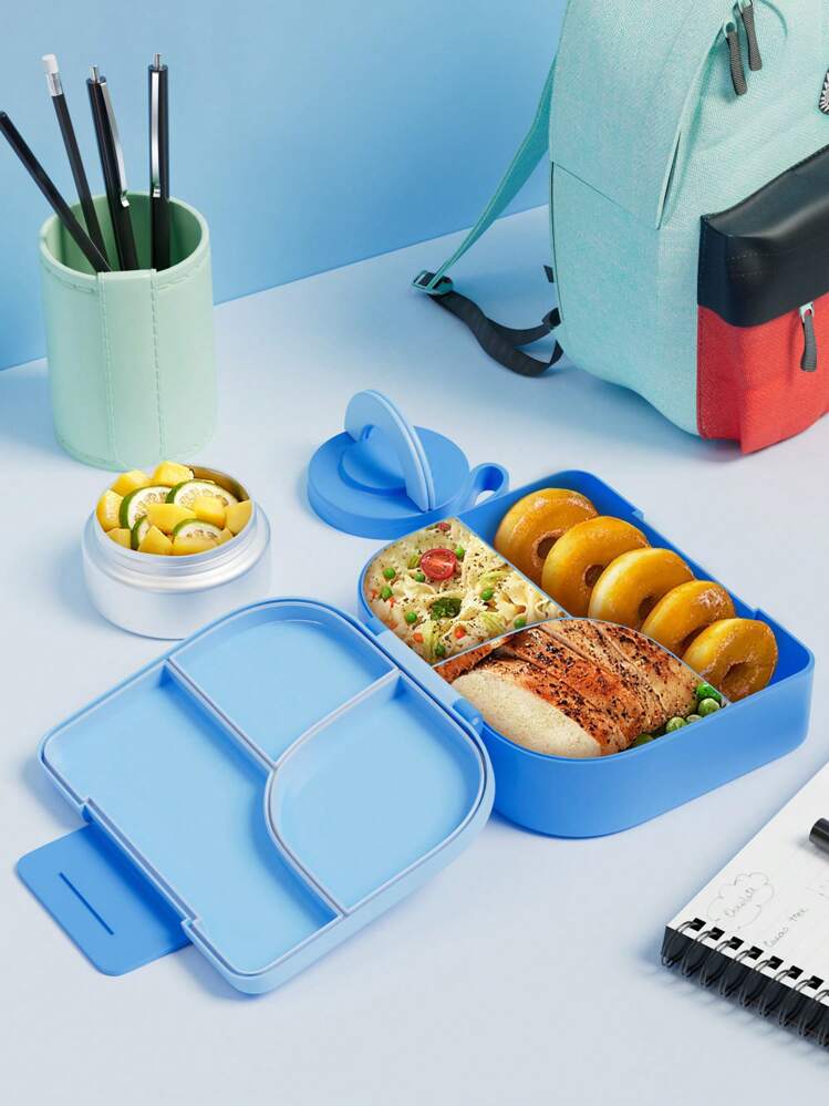 Meoky 9オンスのスープサーモ付き弁当ランチボックス、3つの