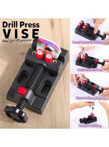 1pc Mini Fast Return Eight-Hole Table Clamp Walnut Clip Small Table Tiger Pliers Flat Pinch Bed Pliers Olive Bodhi Buddha Bead Clamp Cliper Useful Carving Jewelry Making Accessories