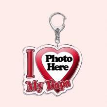 Customized Text Key Chain - "I Love My Boyfriend/Girlfriend", Wife, Hot Mom, Dad, King, Queen, Idol, Baby, Family, Gift,Customized Keychains & Accessories,Street Casual Chic - Multicolor - View 12