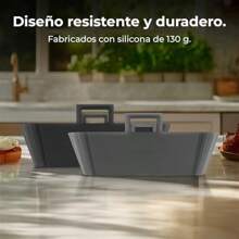Cecotec Ctec Pack 2 Moldes Silicona Circulares Airfryer Cfry TwinBucket Pack Accessories, 22,5x13x8,6cm, Libre de BPA, 140 g Cada - ✅ Entrega de 3-5 días