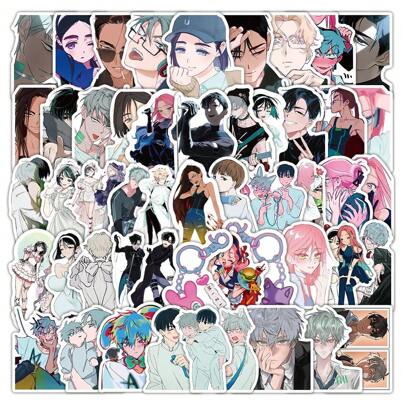 50pcs Asymmetric Shaped Stage Stickers PVC Cartoon Waterproof Graffiti Stickers For Office Supplies, Phone, Water Cup, Motorcycle Helmet, Computer, Guitar, Household,School Supplies,Back To School Scrapbook Supplies Funny Stickers Laptop Stickers Kindle Phone Stickers