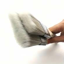 4 件套木柄斜角油漆刷套件，软毛水性涂料，清洁刷，适用于墙壁和家具的家居装饰绘画工具 - 灰色 - 查看 10