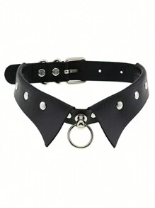 1 件朋克风格哥特式摇滚铃铛和蝴蝶结项链颈链，适合女性日常佩戴、节日派对和创意生日/情人节礼物情人节、妈妈、母亲、母亲节、礼物 - 黑色 - 查看 19