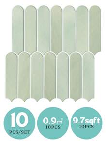 Commomy 1/10/20pcs Matte Self Adhesive Wall Tiles, Peel And Stick Tiles Backsplash, 3D Tile Stickers For Bathroom, 3D Wall Panels Indoor, Kitchen Decor, Modern Room Decor - Multicolor - View 20