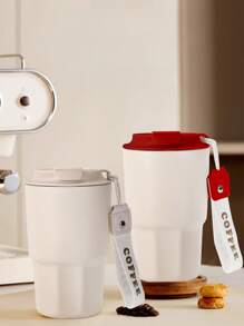 Stainless Steel Insulated Coffee Mug With Carrying Strap, Portable And Fashionable - Multicolor (6-packs) - View 4