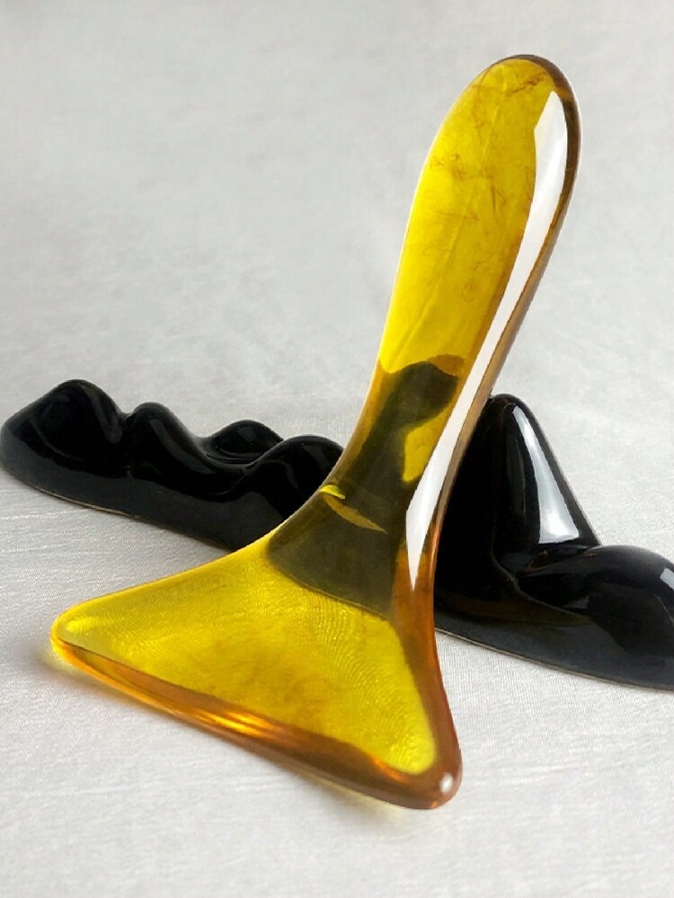 Face Scraping Massage Tool, Non-Allergic Gua Sha Board Suitable For Face, Eyes, Neck, Body - Manual Use - Multicolor - View 9