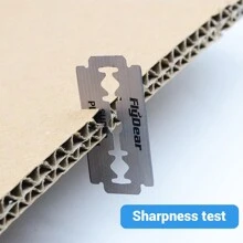 100 piezas/30 piezas/20 piezas/10 piezas Hojas de afeitar, hojas de acero inoxidable de doble filo, rasquetas para afeitar y recortar cejas, hojas de afeitar manuales antiguas, hojas de afeitar de doble filo - Multicolor - Ver 5