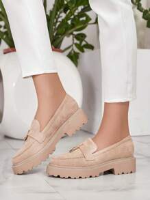 Royalfashion Women's Moccasins - Khaki - View 5