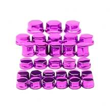 1 Set Accesorios universales de decoración para motocicleta, tapas de tornillos para manillar de moto, cubiertas de tornillos con recubrimiento UV de colores