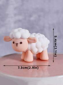 1/4 件可爱动物、栅栏、树蛋糕装饰烘焙配件，创意 DIY 装饰适用于生日派对、节日庆典、丰收节