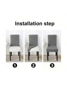 6 Pzs Fundas Protectoras Removibles Para Silla Comedor