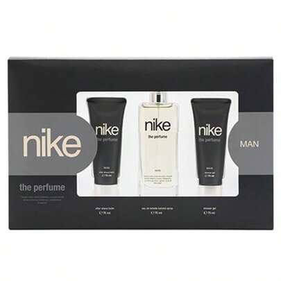 NIKE - The Perfume Man, 150 ml, conjunto de presente masculino de 3 peças, Eau de Toilette natural e masculino, fragrância amadeirada aromática, intensa, jovem e duradoura - ✅ Entrega 24/72 horas
