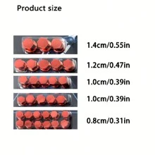 1 Set Accesorios universales de decoración para motocicleta, tapas de tornillos para manillar de moto, cubiertas de tornillos con recubrimiento UV de colores