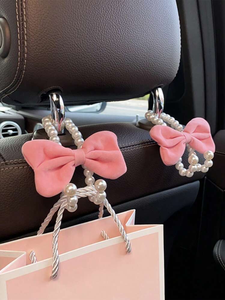 1 pieza/2 piezas Ganchos de almacenamiento para coche, ganchos para respaldo de asiento, ganchos pequeños multifuncionales para interior de coche - Unitalla - Añade 1