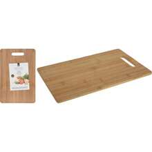 Bamboo Cutting Board, Kitchen Stove Cover, Chopping Board, Thick Cutting Board For Meat, Vegetables And Fruits, Cheese Board, Bread Board Or Cutting Board, 36 X 23 Cm - Màu be - Xem 4