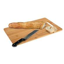 Bamboo Cutting Board, Kitchen Stove Cover, Chopping Board, Thick Cutting Board For Meat, Vegetables And Fruits, Cheese Board, Bread Board Or Cutting Board, 36 X 23 Cm - Màu be - Xem 3