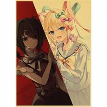 1pc/3PCS Áp phích nghệ thuật treo tường Khung tùy chọn Anime Poor Girl Trò chơi quá mức Áp phích Nghệ thuật vải Canvas cổ điển Trang trí nhà Nhãn dán tường Áp phích phòng khách Không khung - Nhiều màu - Xem 11