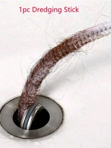 1/2 piezas Cepillo para limpiar desagües, Limpiador de baño para desagües y lavabos, Desobstructor de desagües, Limpiador flexible, Herramienta quitaobstrucciones