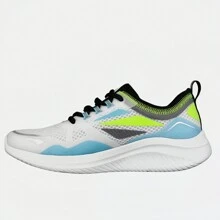 Skechers Zapatillas deportivas casuales transpirables y ligeras de malla para mujer