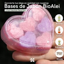 Base De Jabón De Glicerina Orgánica 1kg Para hacer Jabones - transparente - Ver 4