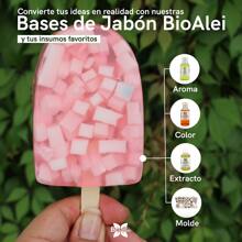 Base De Jabón De Glicerina Orgánica 1kg Para hacer Jabones - transparente - Ver 3