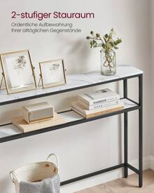 Sofa & Console Tables - White - View 3