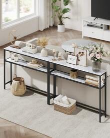 Sofa & Console Tables - White - View 4
