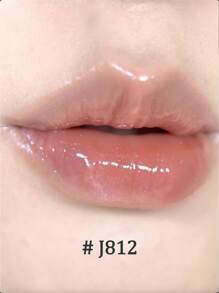 GIRLCULT Son bóng Unreal Lip Gloss J812 Fairland, Son môi, Son bóng lấp lánh đính đá, Màu tự nhiên, Làm đầy môi & Lâu trôi, Độ bóng cao, Dưỡng ẩm, Màu sắc lấp lánh, Hiệu ứng trang điểm ngọc trai đậm đặc, Màu sắc bền lâu, 3.5ml/0.11fl Oz - #J812 Fairland - Xem 3