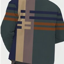Chaqueta de hombre con estampado digital y capa externa suave - Multicolor - Ver 2