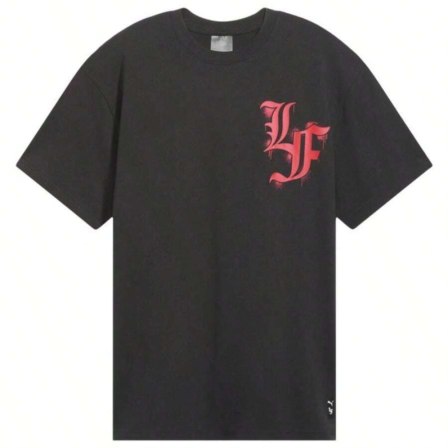 Puma X Lamelo B LaFrance T-Shirt II - Men's - Black/red - View 1
