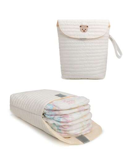 Wasserdichte Baby Windel Aufbewahrungstasche, tragbarer Windel Organizer für Baby Kleidung, Windeln, Feuchttücher, Outdoor, Baby Dusche, Familien Dekorationen Geschenke