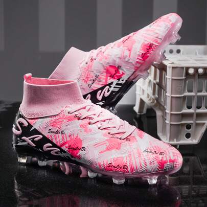 男士长钉足球鞋，草地防滑，减震，适合青少年队比赛训练，运动鞋