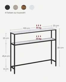 Sofa & Console Tables - White - View 5