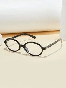 1 pieza/2 piezas/3 piezas Gafas de marco ovalado nuevas de 2025 para hombres, bisagras de metal, clásicas y versátiles, adecuadas para estudiantes, oficina, computadora, uso de teléfono