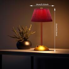 1 lampe de table LED portable avec capteur tactile, lampe rechargeable à commande tactile 3 couleurs, lampe de bureau en métal à 3 niveaux de luminosité, veilleuse, lampe de chevet, lampe de salle à manger