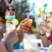18pcs/Set Reusable Unicorn Straws Colored Party Straws Reusable Plastic Drinking Straws For Birthday Party Supplies - Set Of 18 - View 7