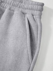 Women's Two-Piece Sports Ankle Pants Butterfly Print Plus Fleecy Sweatpants, Warm Fashion, Slim Simple Sweatpants - Multicolor - View 2