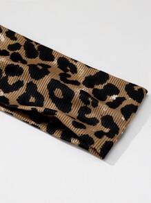 3件套 时尚女士豹纹印花柔软防滑发带，弹性瑜伽运动发饰，日常百搭，适合多种场合，夏季时尚发带 - 彩色 - 查看 4