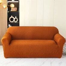 1 件泡泡纱沙发套带裙边，通用弹力沙发套，易安装沙发套，可水洗高弹力家具保护套，适用于 1/2/3/4 座 L 型沙发礼物生日毕业沙发套房间装饰客厅装饰 - 彩色 - 查看 19