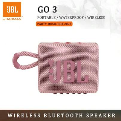 JBL Go 3 Bluetooth Speaker Powerful Bass Subwoofers Stereo Sound Outdoor GO3 Portable Mini Wireless Speaker Original JBL