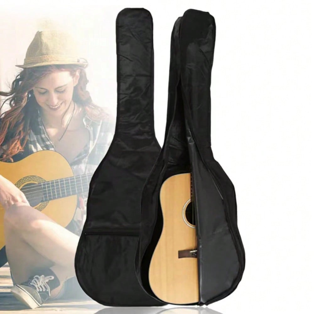 1pc 31/38/34 Inch Guitar Bag Universal Classic Acoustic Guitar Case Straps Shoulder Pad For Travel Portable Guitar Bass Storage Bag Organizer Organization Closet Organizer Bedroom Dorm Essentials Clothes Organizer Room School Closet Organisers Car Storage Car Accessories Car Organizer