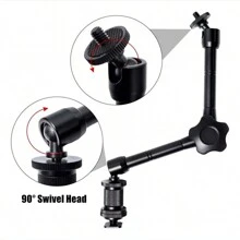 Brazo mágico articulado de una pieza. - Negro - Ver 3