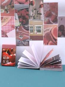 50入組夕陽主題日記材料diy裝飾貼紙 - 黃色 - 查看 9