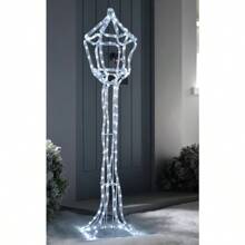 Pre-Lit Victorian Style Christmas Lamp Post Silhouette Decoration, 105 Cm - Multi-Colour - 1 - View 2
