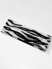 3件套 时尚女士豹纹印花柔软防滑发带，弹性瑜伽运动发饰，日常百搭，适合多种场合，夏季时尚发带 - 彩色 - 查看 5