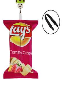 1 件创意薯片形纸巾盒、布艺纸巾架、壁挂式餐巾纸分配器，适用于客厅、餐厅、卧室 - 彩色 - 查看 22