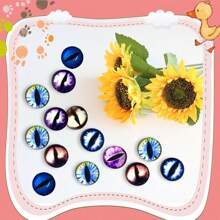 20 chiếc mắt búp bê bằng thủy tinh, mắt an toàn cho búp bê, mắt búp bê tự làm, phụ kiện búp bê tự làm - Nhiều màu - Xem 5