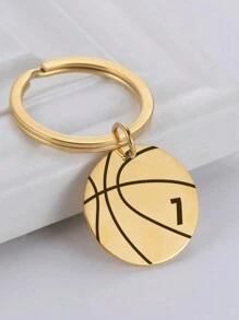 Porte-clés personnalisé avec gravure de nom de basket-ball personnalisé pour hommes et femmes. Porte-clés en acier inoxydable personnalisé avec lettres à la mode, style sportif. Cadeau de la fête des pères pour les amis. Mode, décontracté, vintage, vieux argent, sobre, personnalisé, fournitures scolaires, rentrée scolaire, cadeaux scolaires, pour le bureau, pour l'école, pour la classe, pour les cadeaux d'enseignants, pour l'université, pour les collègues, pour les chambres d'étudiants, pour les enseignants, pour les garçons et les filles, pour les adolescents, les élèves de collège, les élèves de lycée, les étudiants universitaires, les étudiants de première année, les étudiants de deuxième année, les étudiants de premier cycle
